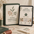 Paper Embroidery Video Course by Stillthread Studio